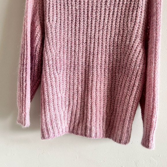 ba&sh Bear Alpaca Turtleneck Sweater | Rose Pink | Size XS (US 2) - Picture 14 of 16